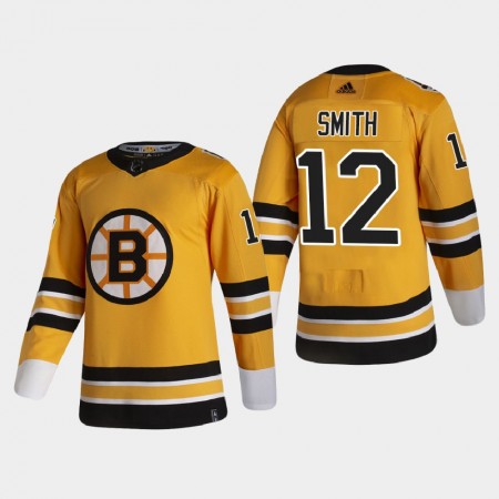 Camisola Boston Bruins Craig Smith 12 2020-21 Reverse Retro Authentic - Homem